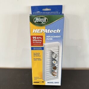 Hunter HEPAtech Air Replacement Filter Model 30917 New in Box